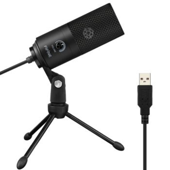 מיקרופונים מיקרופון מתכת USB עם חצובה kolbomusic.com
