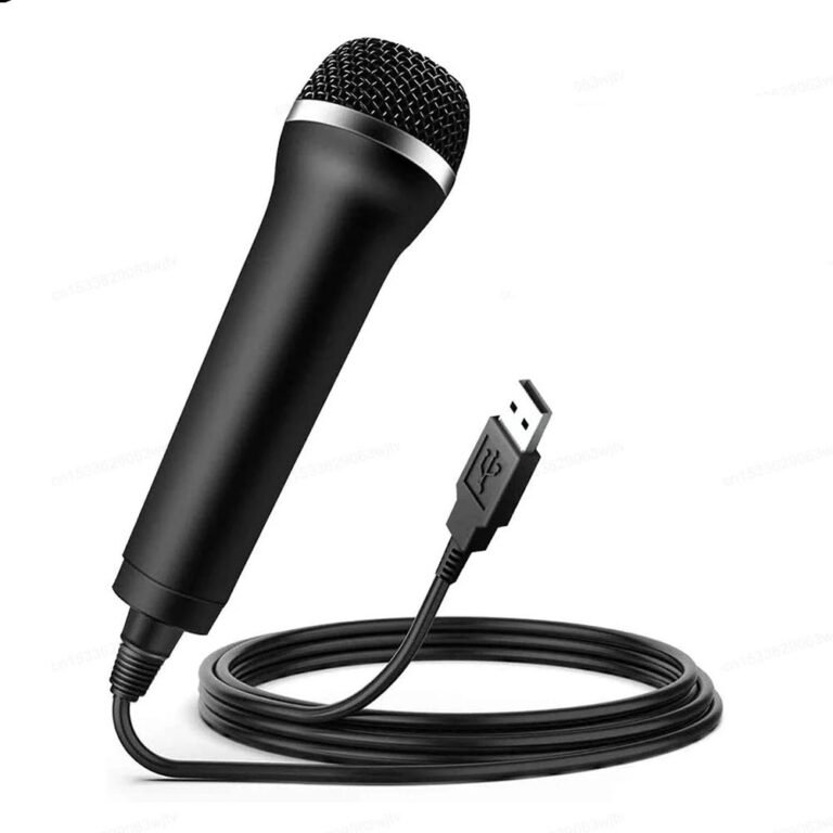 מיקרופון חוטי עם חיבור usb