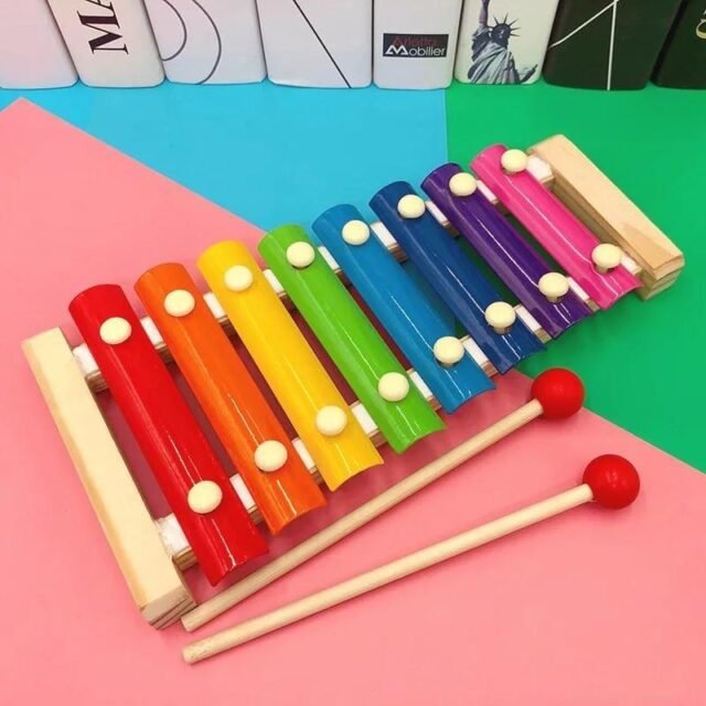 לילדים קסילופון עשוי עץ לילדים kolbomusic.com