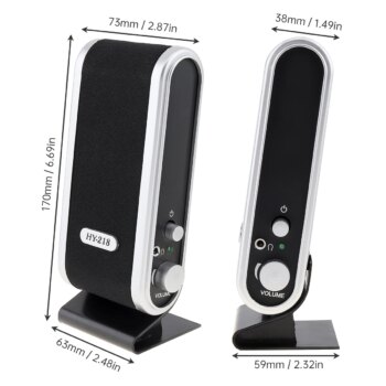 רמקול מחשב סטריאו 6 עם כניסת 3.5 מ"מ https://kolbomusic.com/usb-6w-3-5mm-speaker/ 72068 6bcnrz