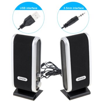 רמקול מחשב סטריאו 6 עם כניסת 3.5 מ"מ https://kolbomusic.com/usb-6w-3-5mm-speaker/ 72068 ia07hp