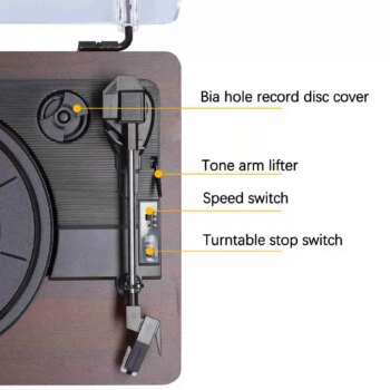 נגן תקליטים נייד 33/45/78 סלד https://kolbomusic.com/portable-turntable/ 72465 ull2gx